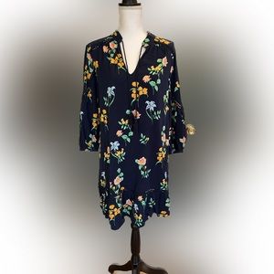 Crown & Ivy Floral Dress or wear as top with leggings Large